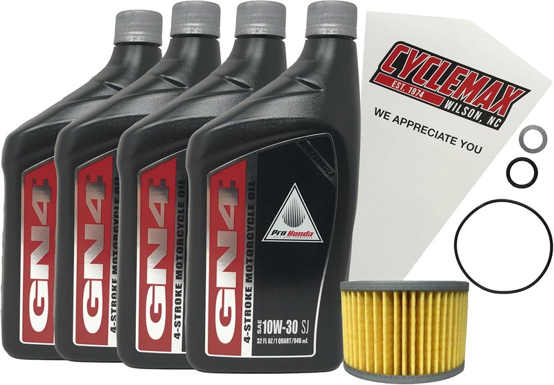 CYCLEMAX Oil Change Kit compatible with 2014-2024 Honda Pioneer 700 SXS700 M2 M4 Deluxe w/O-rings - Image 1
